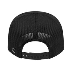 Cap America i8502 Flexfit 110 Trucker Mesh Back Cap - Black - Black / One Size Fits Most