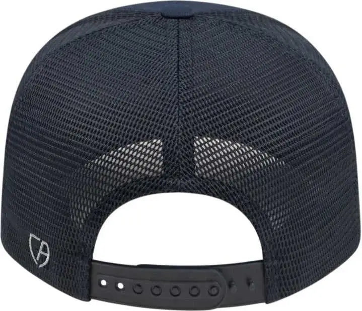 Cap America i8502 Flexfit 110 Trucker Mesh Back Cap - Navy - Navy / One Size Fits Most