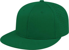 Cap America i8503 Flexfit Perforated Performance Cap Dark Green Forest / XS