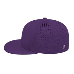 Cap America i8503 Flexfit Perforated Performance Cap Purple