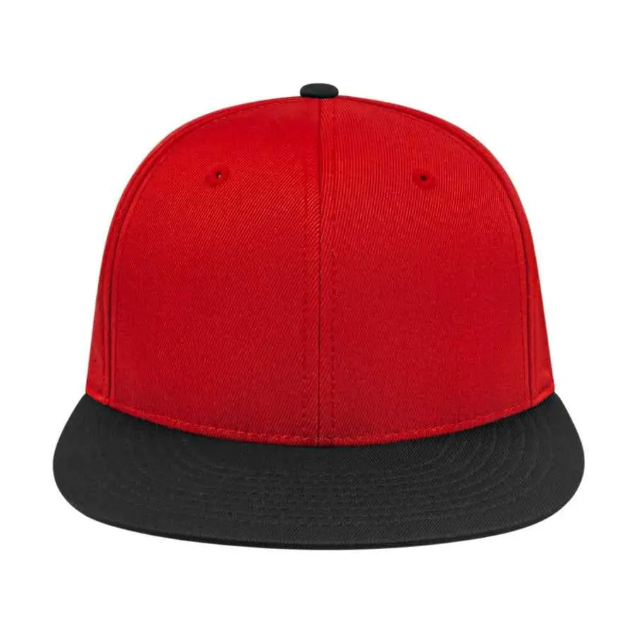Cap America i8503 Flexfit Perforated Performance Cap - Red Black