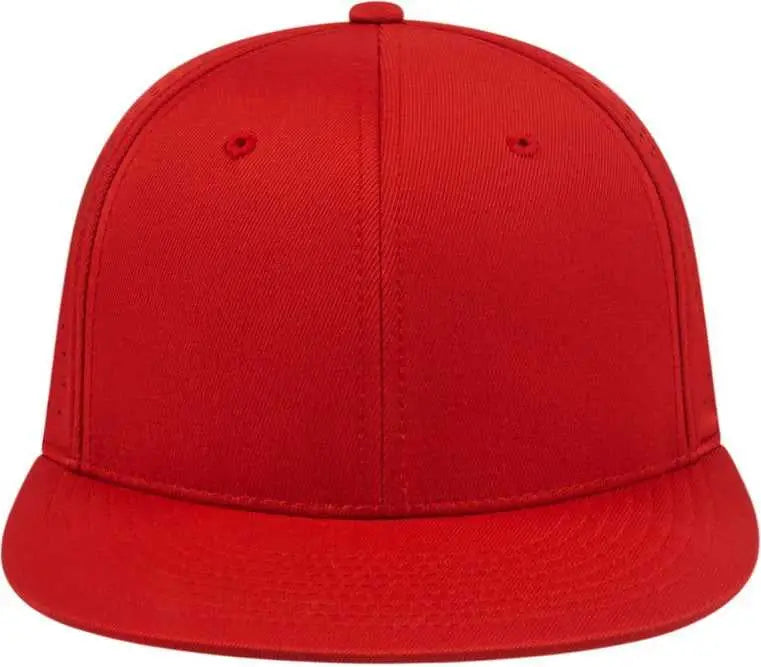 Cap America i8503 Flexfit Perforated Performance Cap - Red