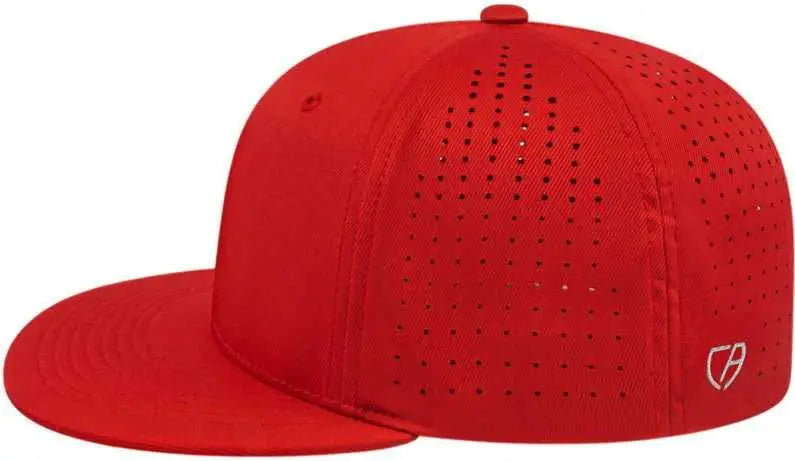 Cap America i8503 Flexfit Perforated Performance Cap - Red