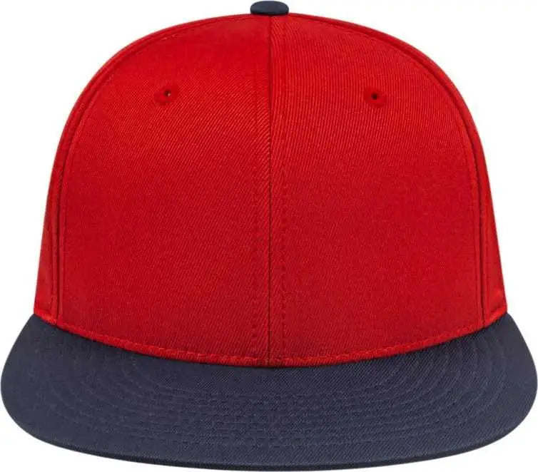 Cap America i8503 Flexfit Perforated Performance Cap - Red Navy