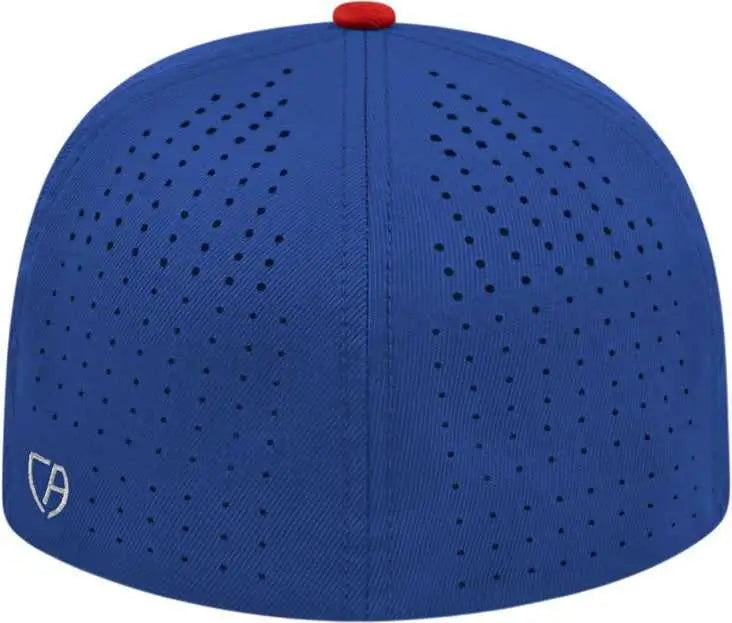 Cap America i8503 Flexfit Perforated Performance Cap - Royal Red