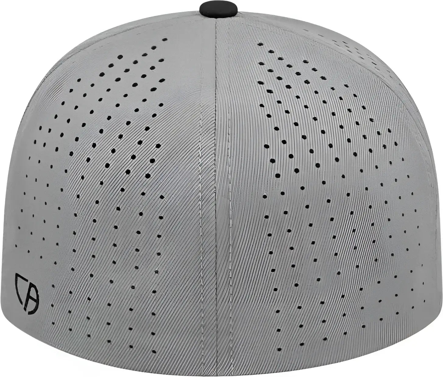 Cap America i8503 Flexfit Perforated Performance Cap - Silver Black