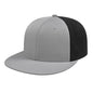 Cap America i8503 Flexfit Perforated Performance Cap Silver Silver Black Light Gray Black / XS