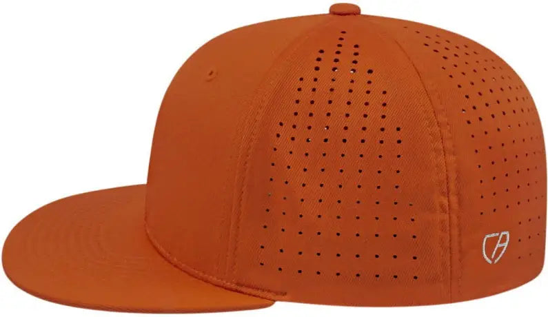 Cap America i8503 Flexfit Perforated Performance Cap - Texas Orange