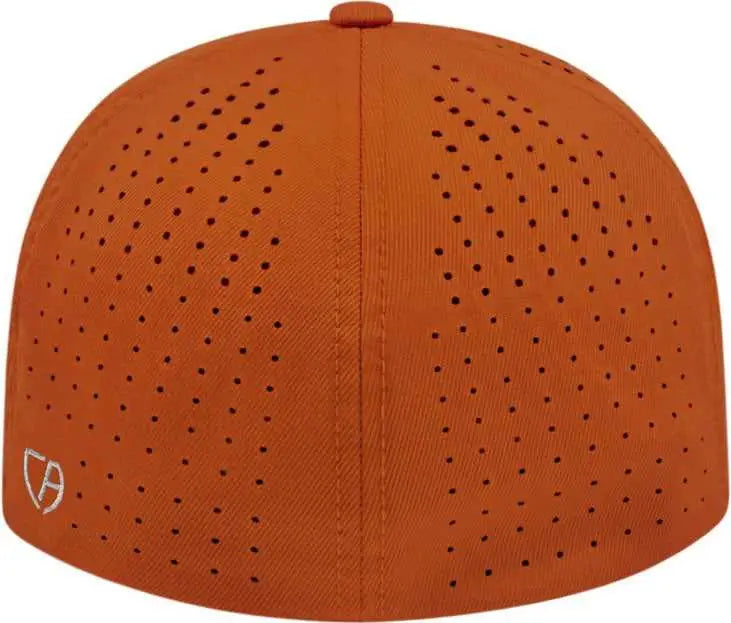 Cap America i8503 Flexfit Perforated Performance Cap - Texas Orange