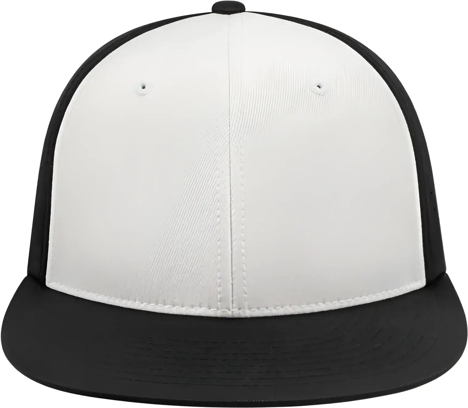 Cap America i8503 Flexfit Perforated Performance Cap - White Black Black
