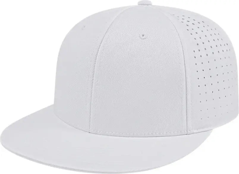 Cap America i8503 Flexfit Perforated Performance Cap - White