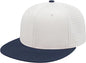 Cap America i8503 Flexfit Perforated Performance Cap White Navy White Navy / XS