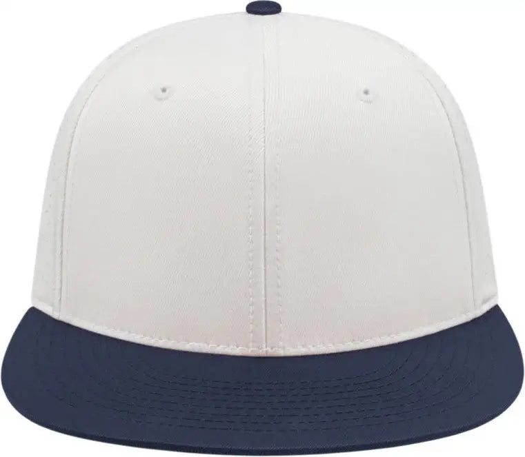 Cap America i8503 Flexfit Perforated Performance Cap - White Navy
