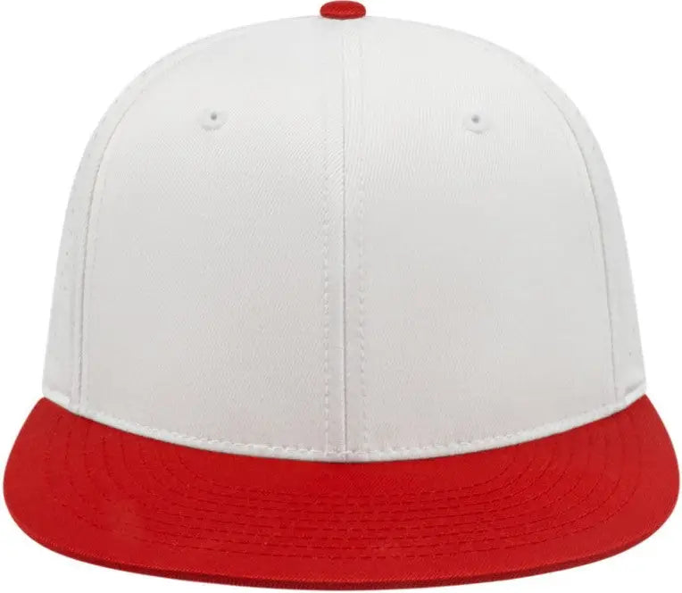 Cap America i8503 Flexfit Perforated Performance Cap - White Red