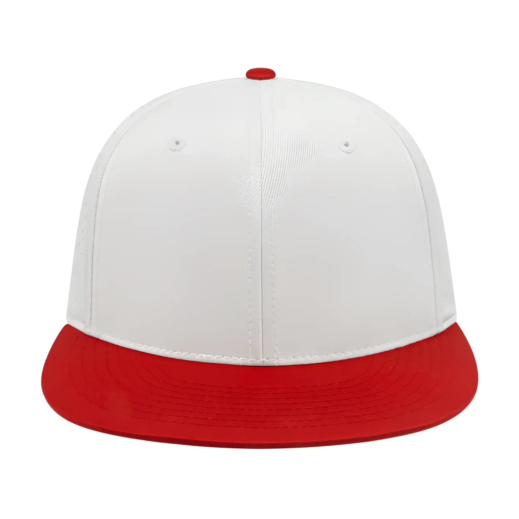 Cap America i8503 Flexfit Perforated Performance Cap - White Red Navy