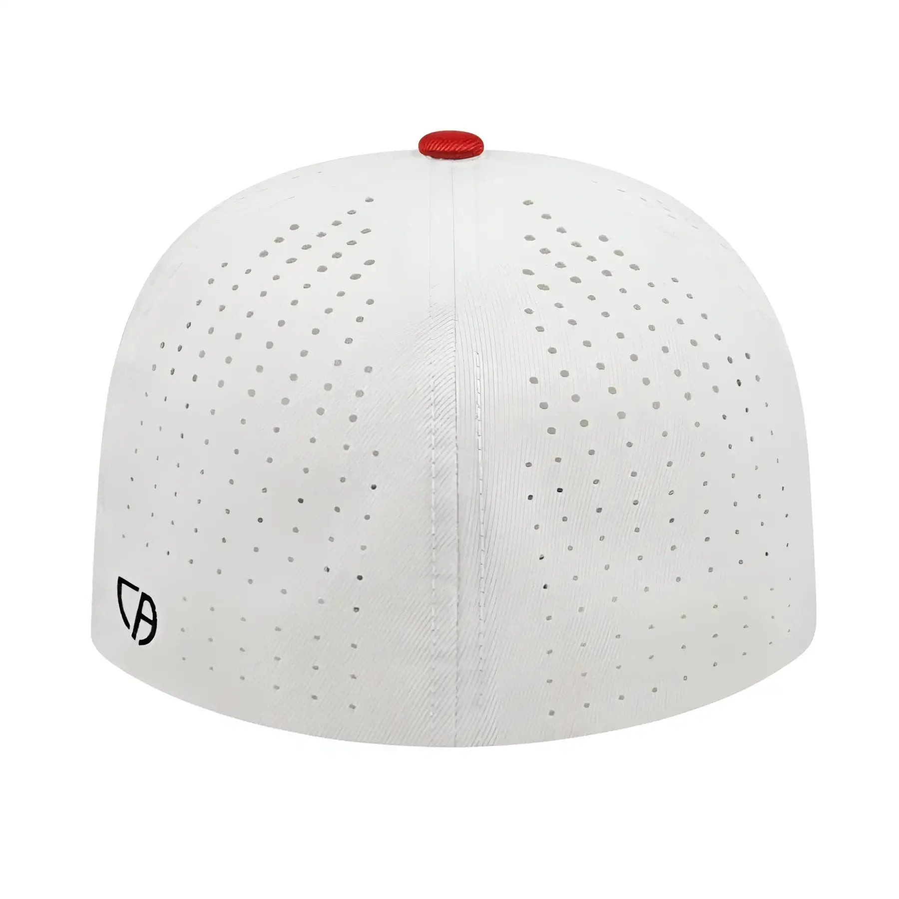 Cap America i8503 Flexfit Perforated Performance Cap - White Red Navy