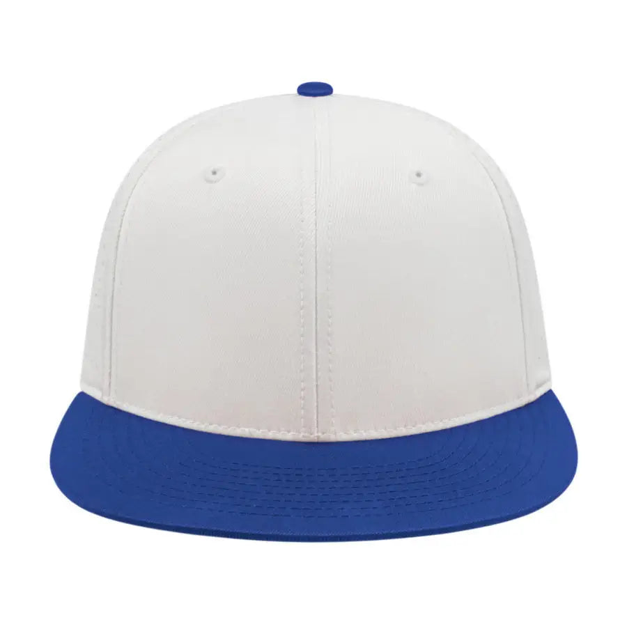 Cap America i8503 Flexfit Perforated Performance Cap - White Royal