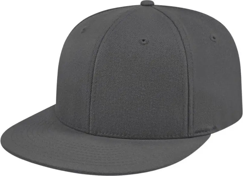 Cap America i8504 Flexfit Wool Blend Performance Cap Graphite Dark Gray / XS