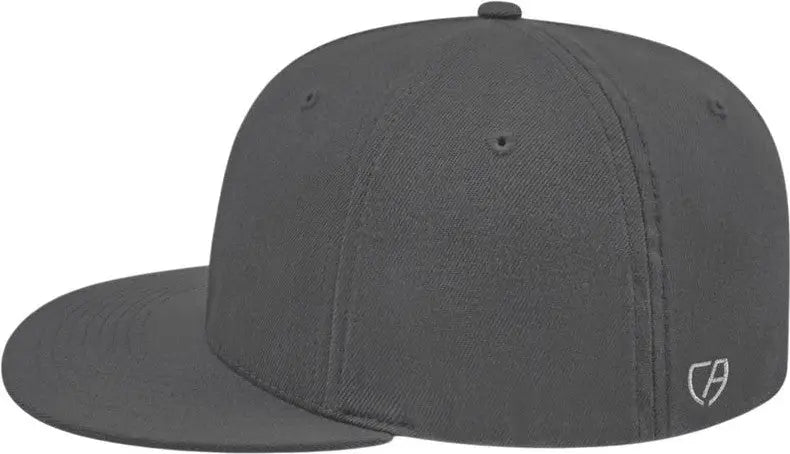 Cap America i8504 Flexfit Wool Blend Performance Cap - Graphite