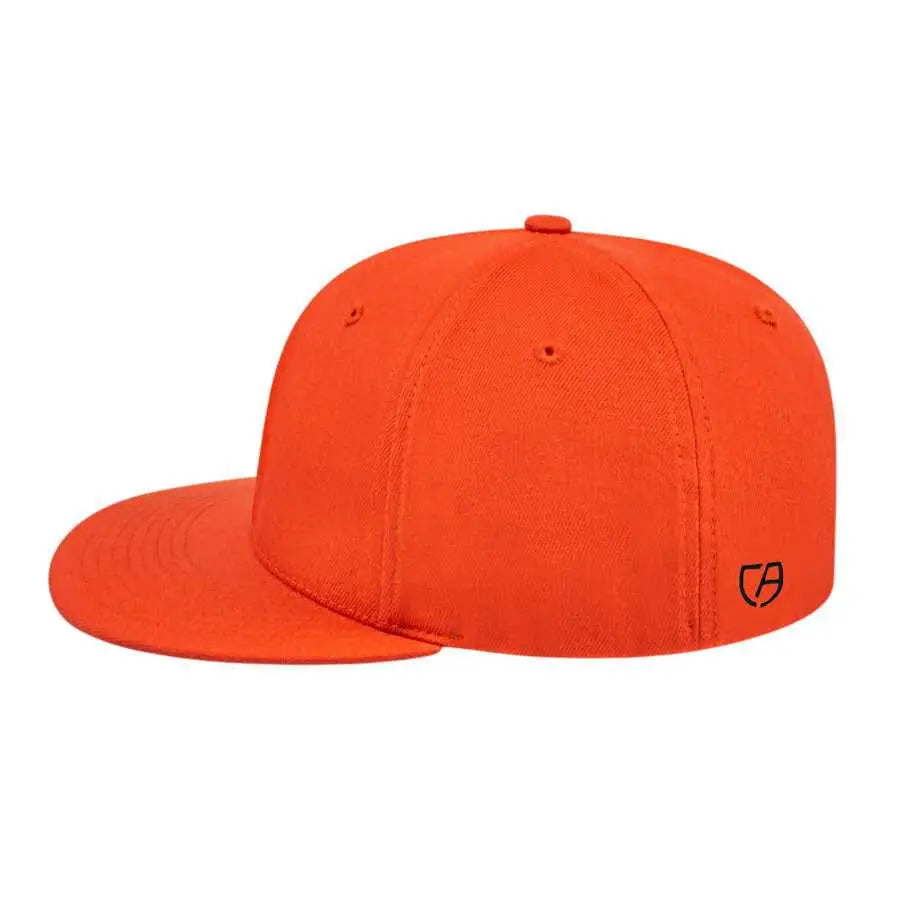 Cap America i8504 Flexfit Wool Blend Performance Cap - Orange