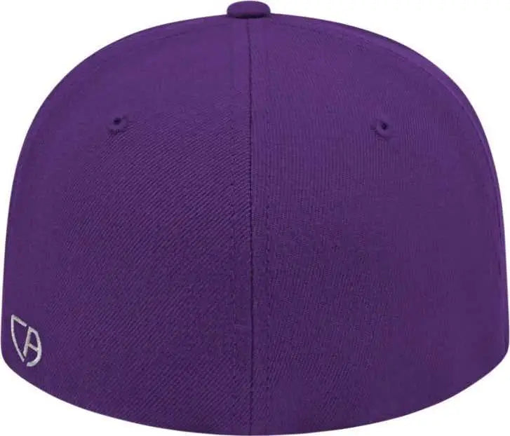 Cap America i8504 Flexfit Wool Blend Performance Cap - Purple