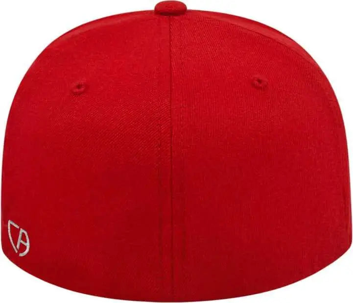 Cap America i8504 Flexfit Wool Blend Performance Cap - Red