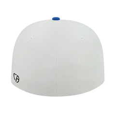Cap America i8504 Flexfit Wool Blend Performance Cap White Royal