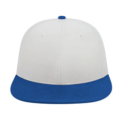 Cap America i8504 Flexfit Wool Blend Performance Cap White Royal