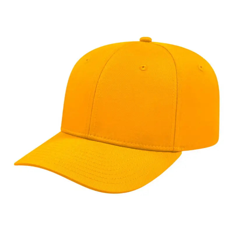 Cap America i8505 Original Poly/Cotton Snap Back Cap Black Athletic Gold Black Gold / Youth