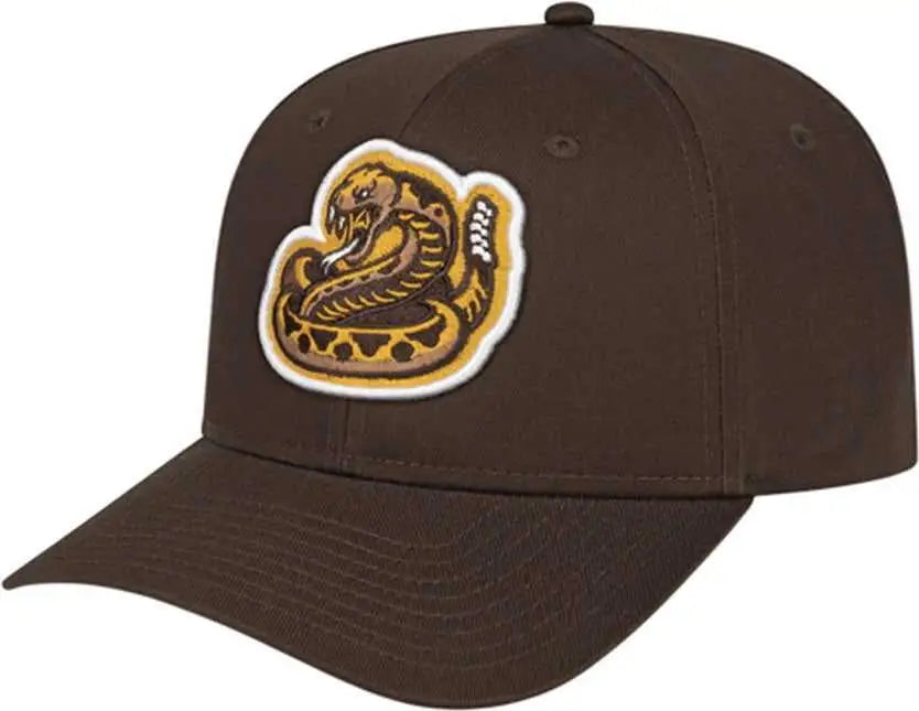 Cap America i8505 Original Poly/Cotton Snap Back Cap - Brown