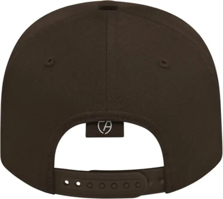 Cap America i8505 Original Poly/Cotton Snap Back Cap - Brown