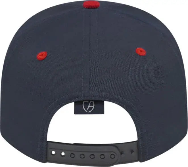 Cap America i8505 Original Poly/Cotton Snap Back Cap - Navy Red