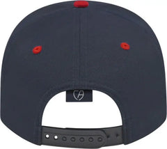 Cap America i8505 Original Poly/Cotton Snap Back Cap Navy Red