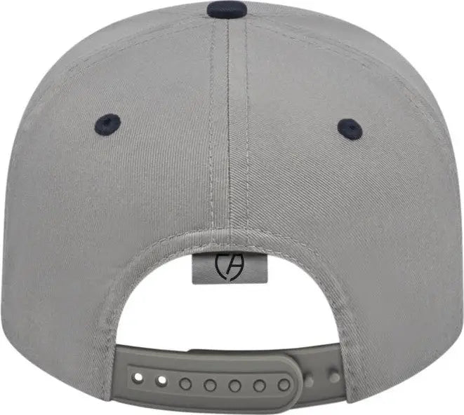 Cap America i8505 Original Poly/Cotton Snap Back Cap - Silver Navy