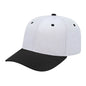 Cap America i8505 Original Poly/Cotton Snap Back Cap White Black White Black / Youth