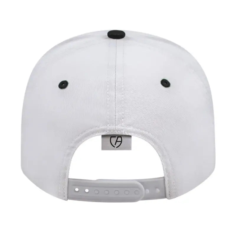 Cap America i8505 Original Poly/Cotton Snap Back Cap - White Black