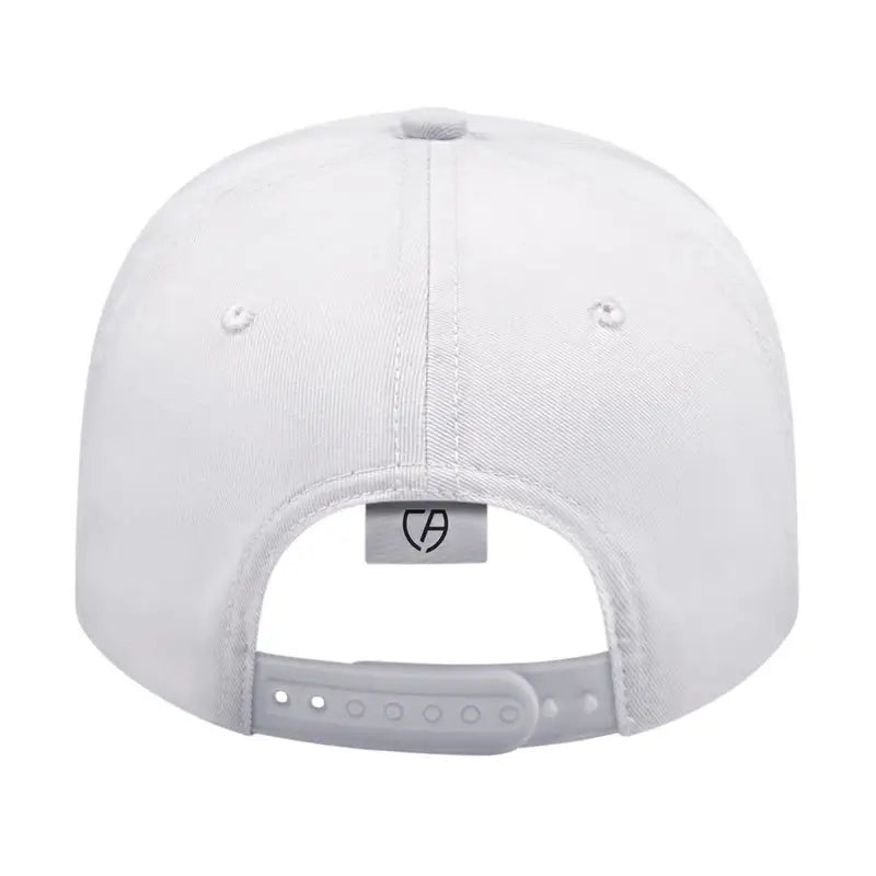 Cap America i8505 Original Poly/Cotton Snap Back Cap - White