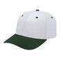 Cap America i8505 Original Poly/Cotton Snap Back Cap White Dark Green White Forest / Youth