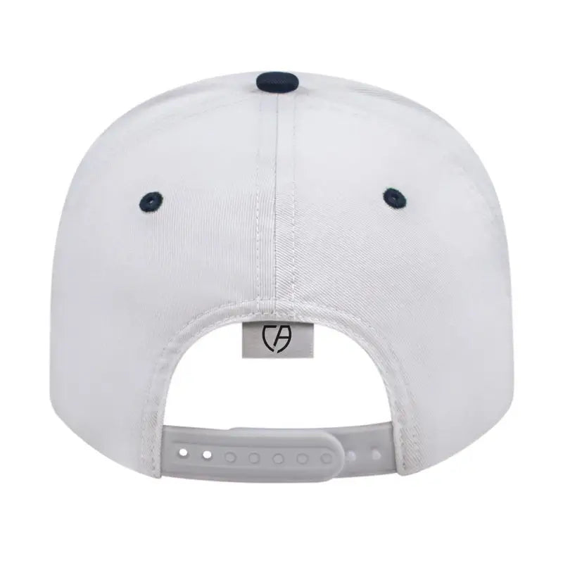 Cap America i8505 Original Poly/Cotton Snap Back Cap - White Navy