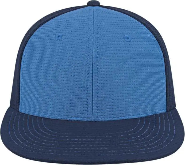 Cap America i8508 Flexfit Aerated Performance Cap - Columbia Blue Navy