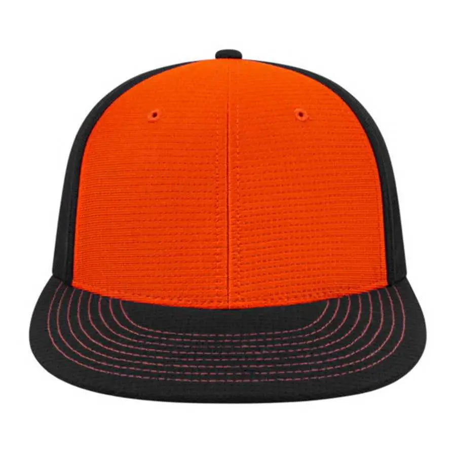 Cap America i8508 Flexfit Aerated Performance Cap - Orange Black