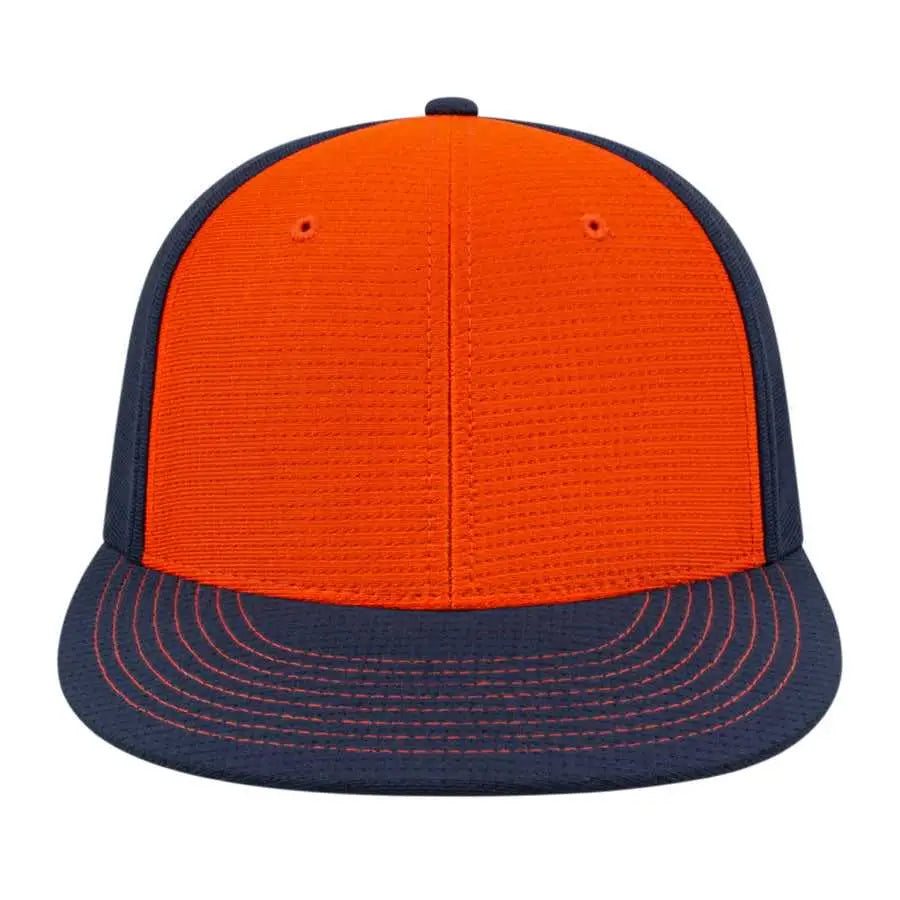 Cap America i8508 Flexfit Aerated Performance Cap - Orange Navy