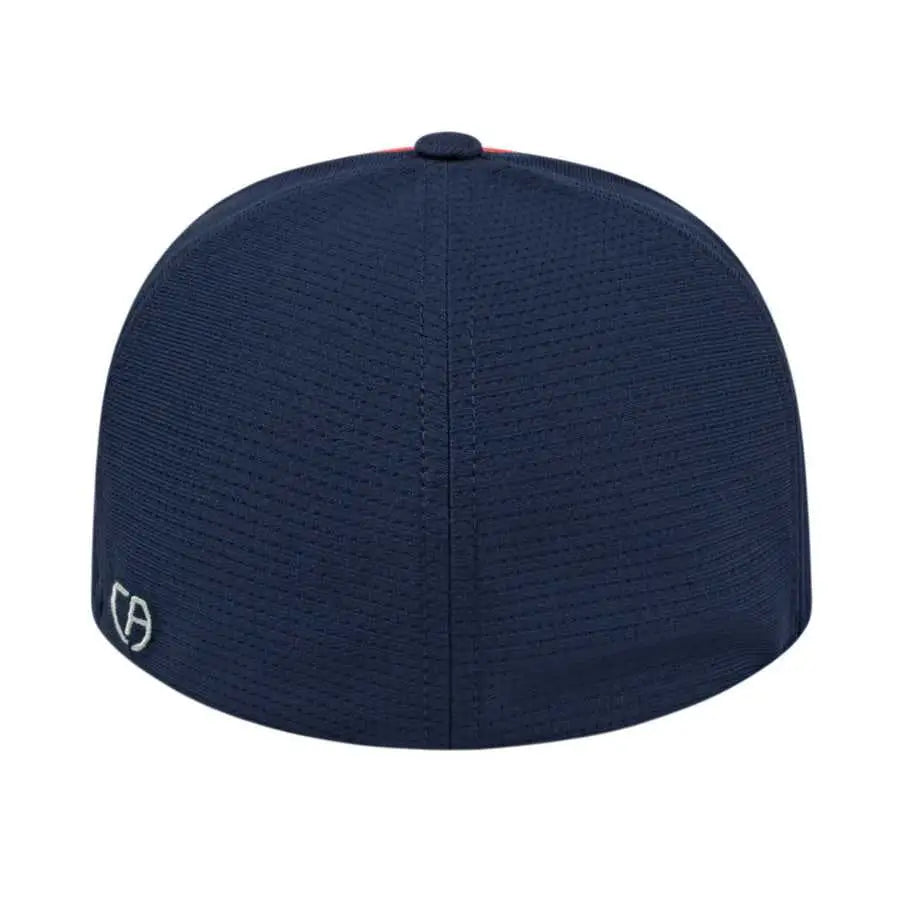 Cap America i8508 Flexfit Aerated Performance Cap - Red Navy