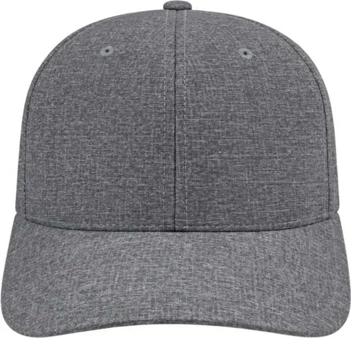 Cap America i8510 Flexfit 110 Melange Snap Back Cap - Charcoal - Charcoal / One Size Fits Most