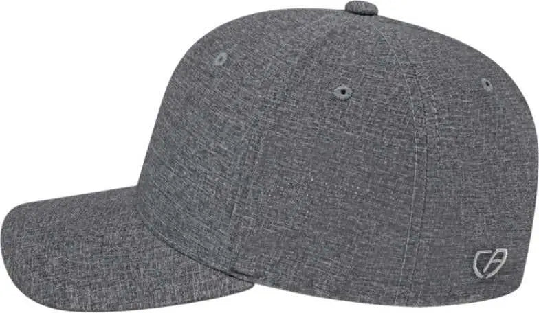 Cap America i8510 Flexfit 110 Melange Snap Back Cap - Charcoal - Charcoal / One Size Fits Most