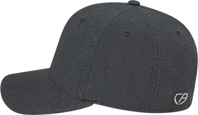 Cap America i8510 Flexfit 110 Melange Snap Back Cap - Dark Charcoal - Dark Charcoal / One Size Fits Most