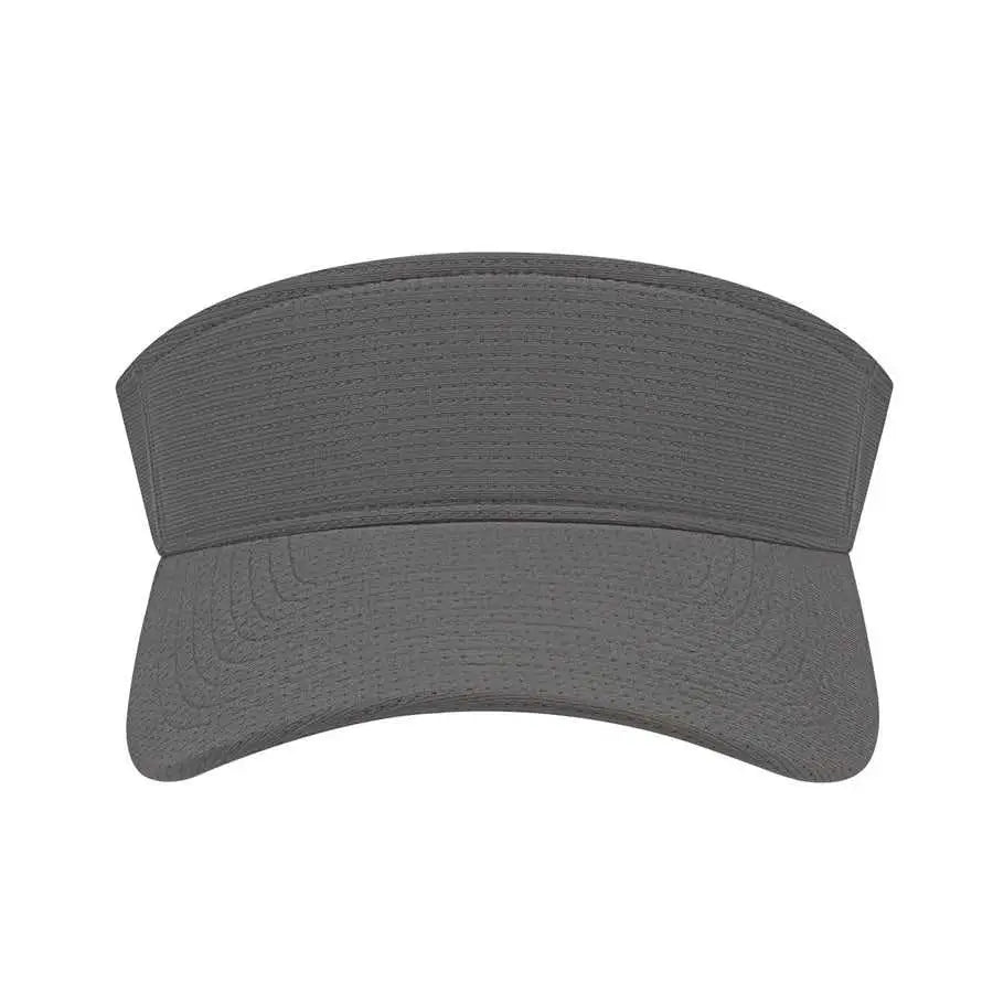 Cap America i8520 Flexfit 110 Aerated Performance Visor - Graphite - Dark Gray / One Size Fits Most