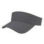 Cap America i8520 Flexfit 110 Aerated Performance Visor - Graphite - Dark Gray / One Size Fits Most