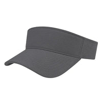 Cap America i8520 Flexfit 110 Aerated Performance Visor - Graphite - Dark Gray / One Size Fits Most