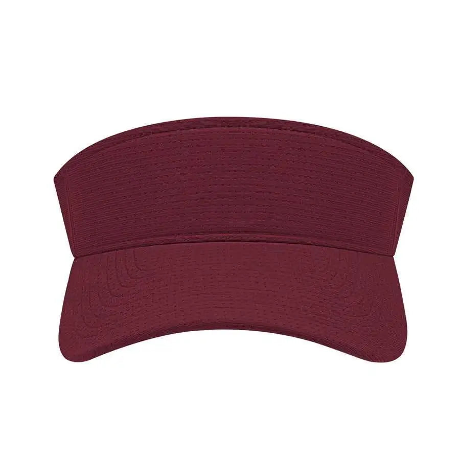Cap America i8520 Flexfit 110 Aerated Performance Visor - Maroon - Maroon / One Size Fits Most